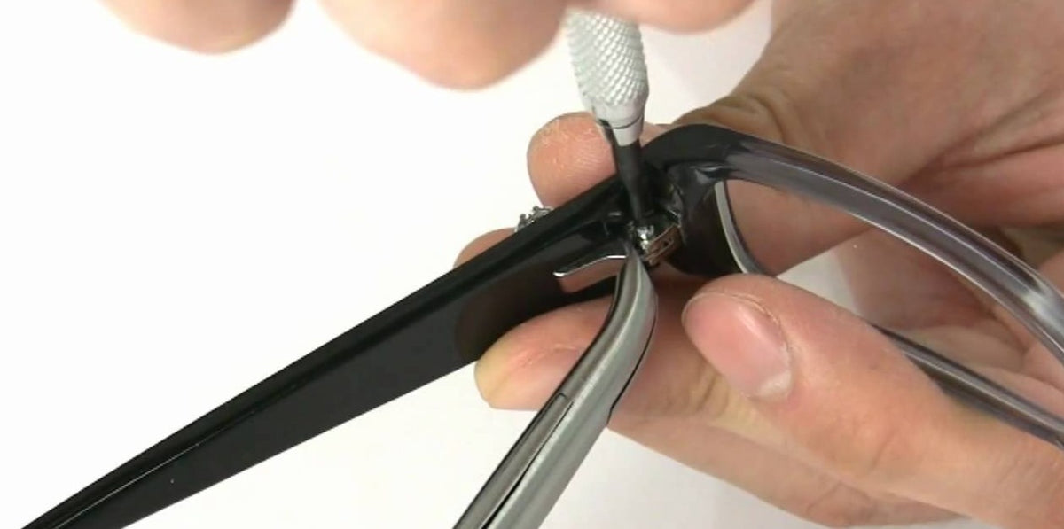 How To Fix Glasses Arm Bent Spring Hinge Eyeglass Frame Repair
