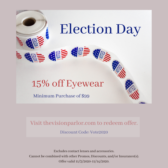 15% off Election Day Sale