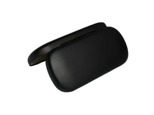 Load image into Gallery viewer, Black Clamshell Oval Eyeglass Case
