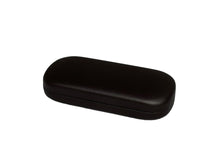Load image into Gallery viewer, Dark Brown Clamshell Oval Eyeglass Case
