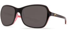 Load image into Gallery viewer, Costa Beachcomber Kare Shiny Black/Hibiscus Gray 580P
