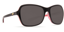 Load image into Gallery viewer, Costa Beachcomber Kare Shiny Black/Hibiscus Gray 580P
