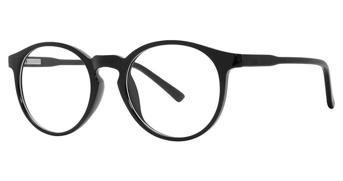 Accord Black- Trendy and fashionable black round eyeglasses from The Vision Parlor, thevisionparlor, visionparlor