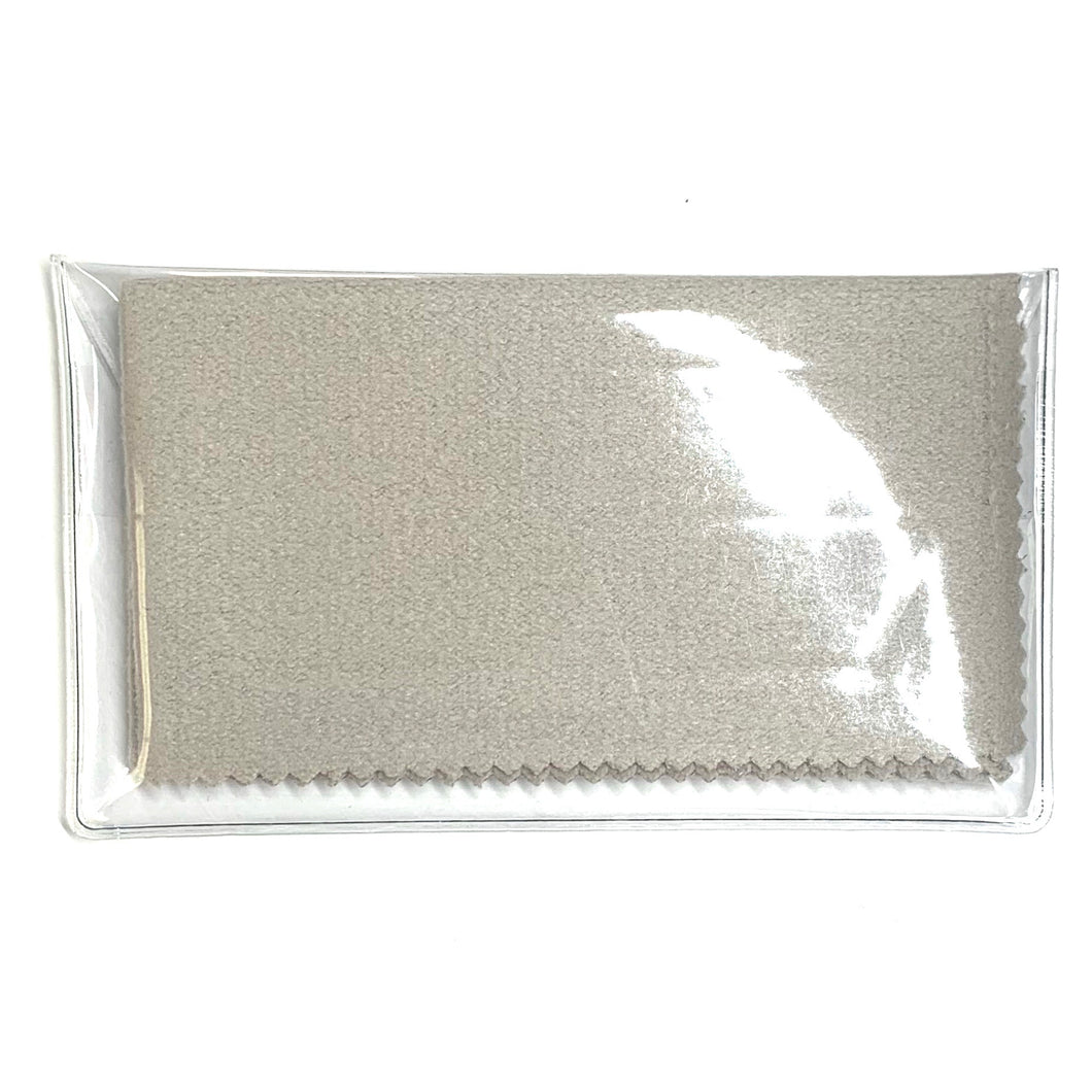 Gray Microfiber Lens Cloth