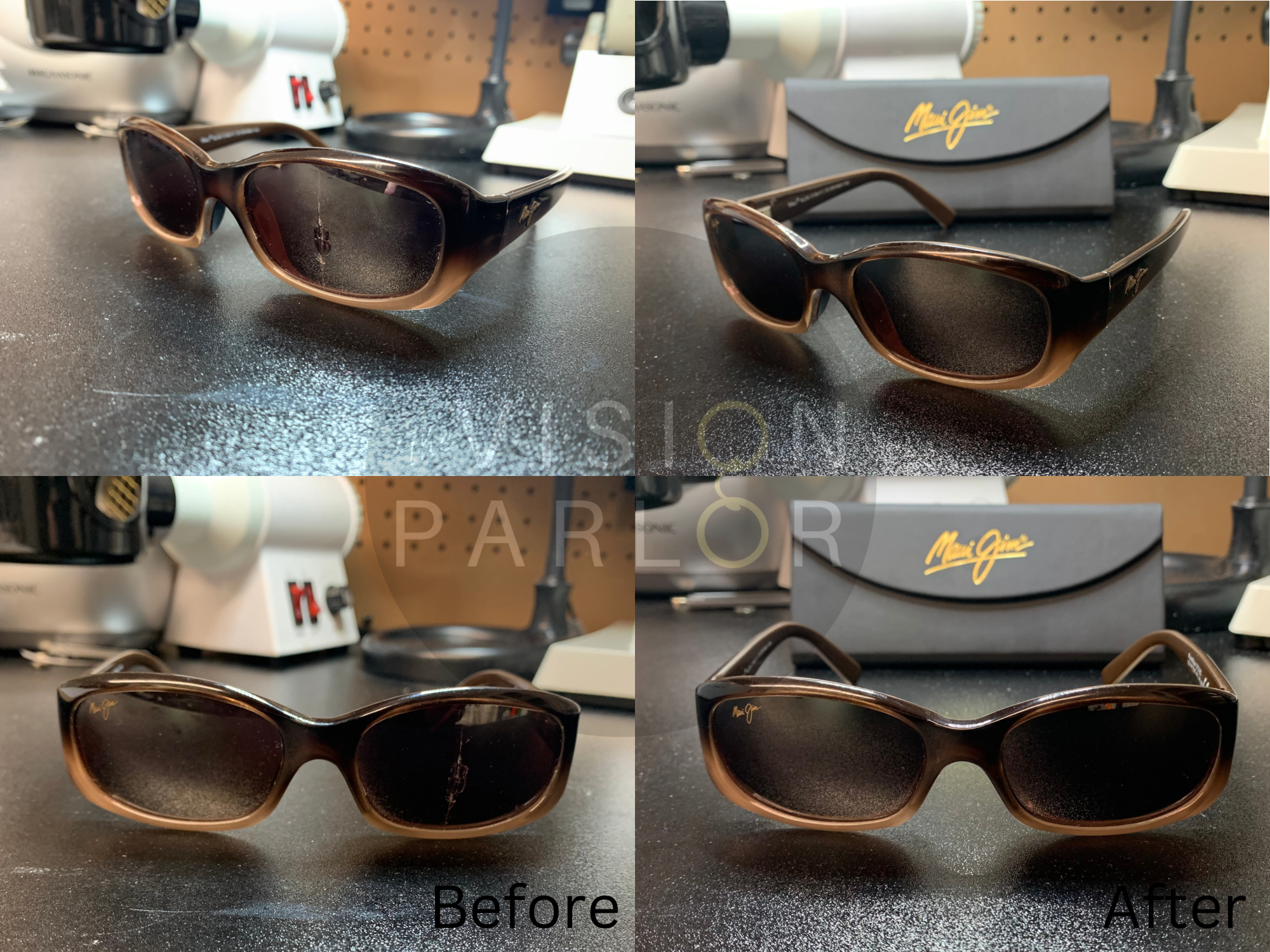 Maui jim clearance eyeglass repair