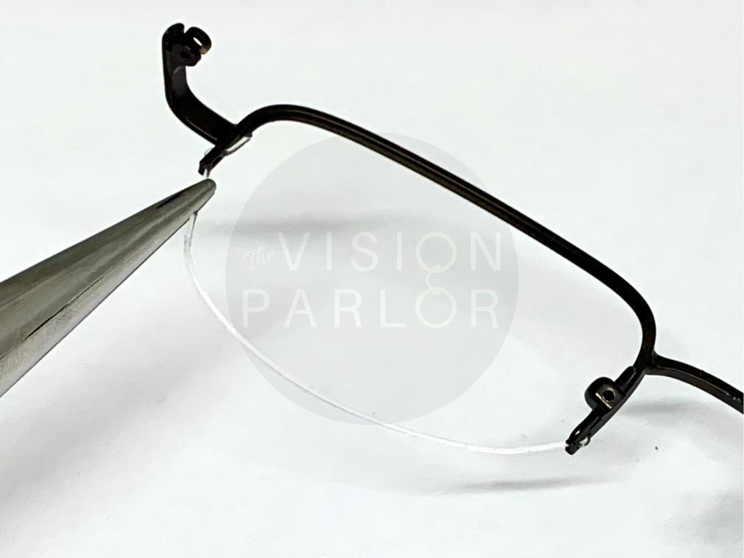 Semi rimless glasses repair hotsell